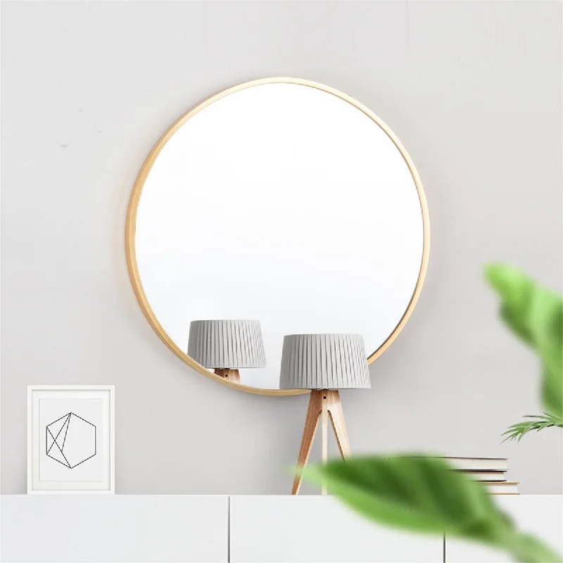 20" Wall Circle Mirror Large Round Gold Farmhouse Circular Mirror