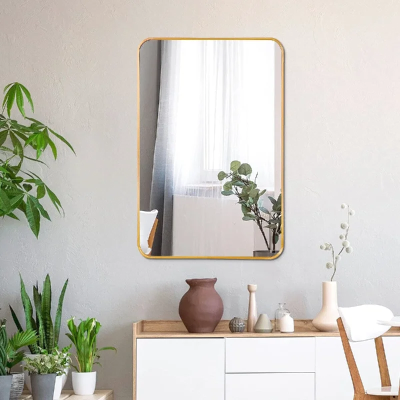 24"x32" Cornevian Rectangular Bathroom Wall Mirror - N/A