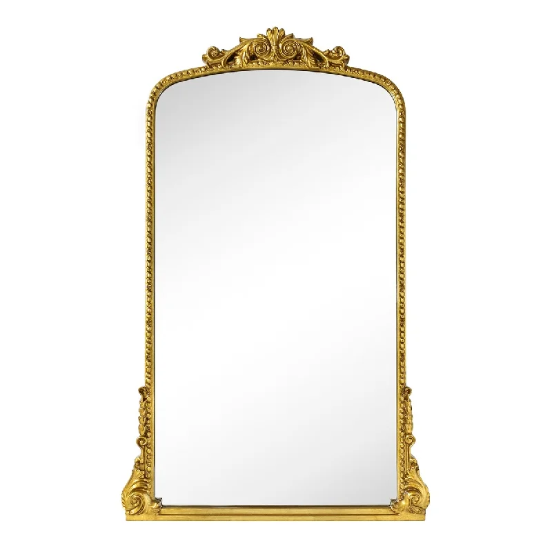 30W x 48H Cummons Gold Arch Wall Mirror - 30'' x 48''