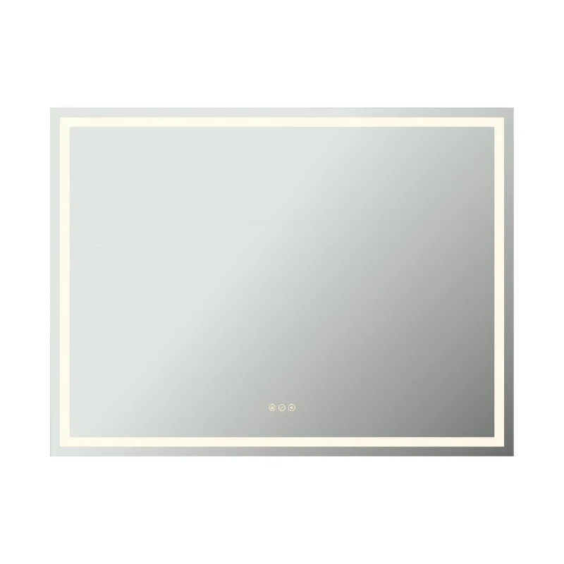 48" × 36" Inch Silver LED Mirror