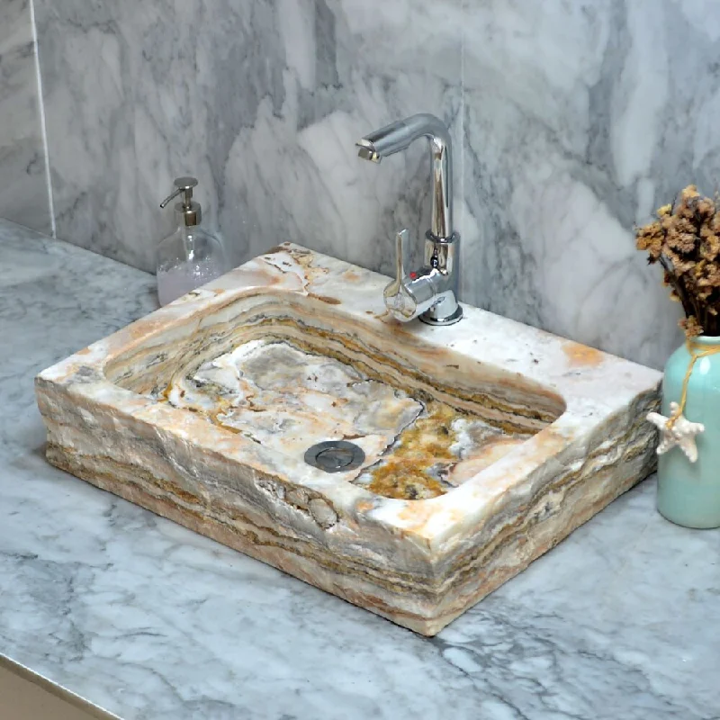 AA Warehousing Oliver Rectangular Onyx Sink