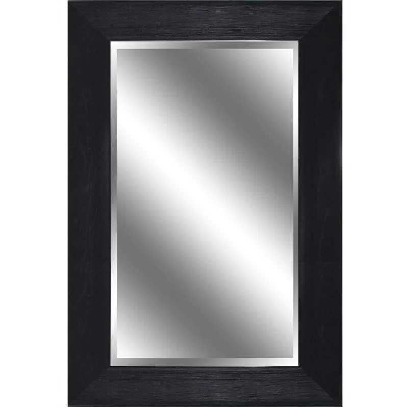 AA Warehousing REFLECTION 24 in. x 36 in. Bevel Mirror in Dark Bronze Frame