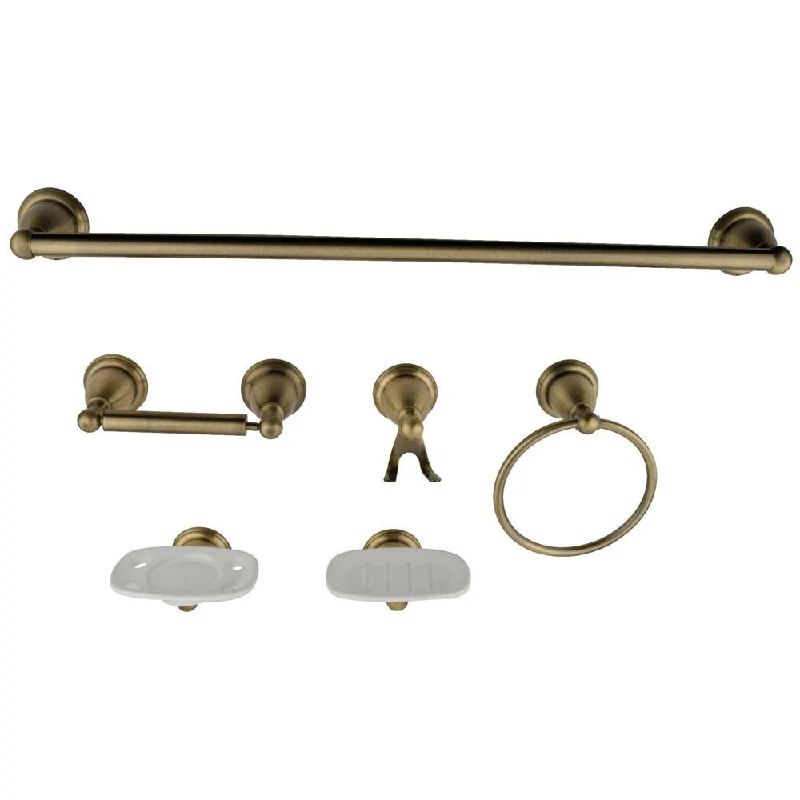 Accessories sets Vintage Brass Complete Bathroom accessory set BAK1750AB2