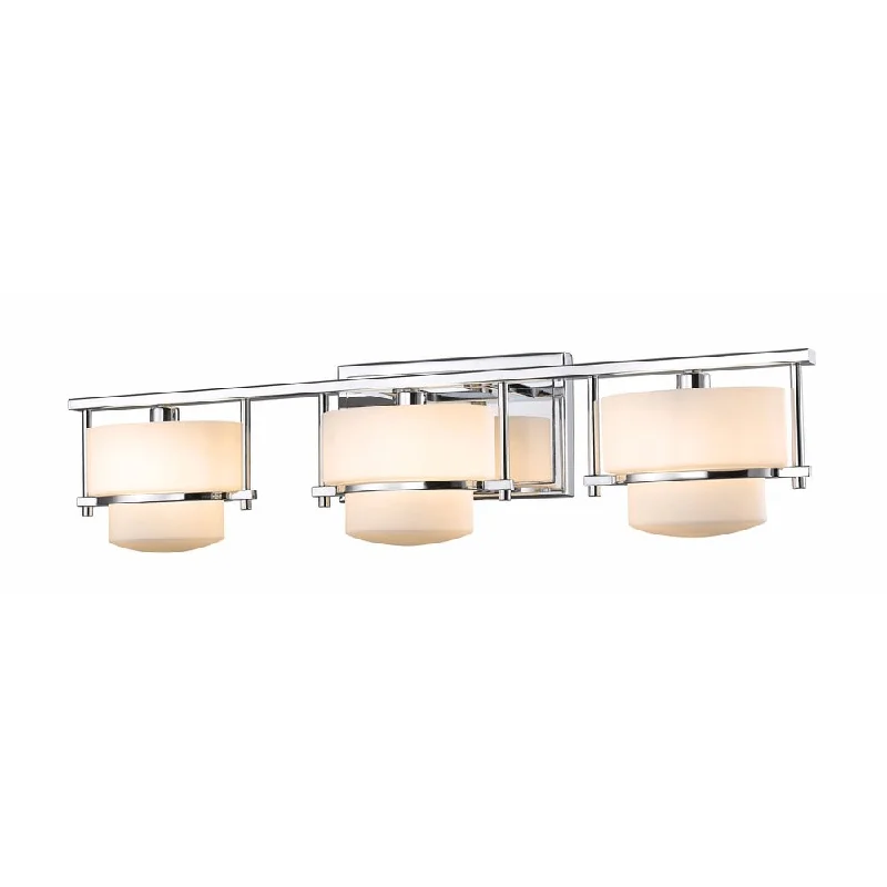 Avery Home Lighting 3 Light Vanity Silver Finish