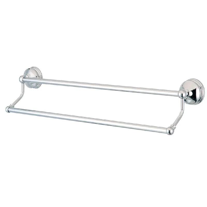 Bathroom Accessories Chrome 24" Double Towel Bar Dual Towel Rack BA1163C