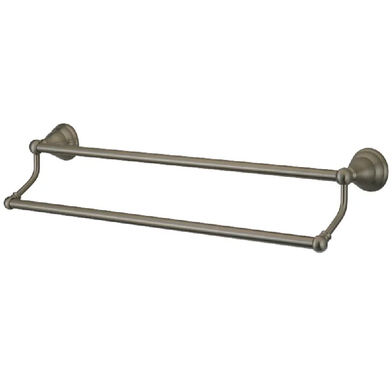 Bathroom Accessories Satin Nickel 24" Double Towel Bar Dual Towel Rack BA5563SN