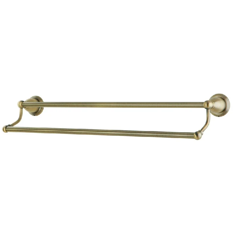 Bathroom Accessories Vintage Brass 24" Double Towel Bar Dual Towel Rack BA1753AB