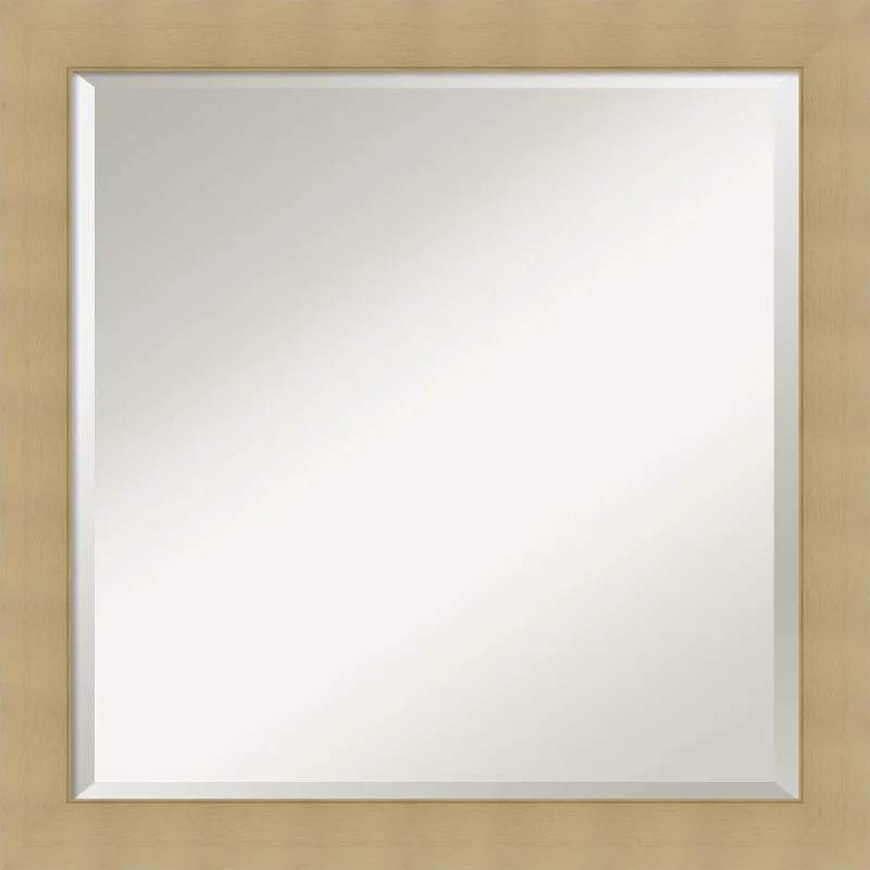 Bathroom Mirror, Corvino Natural Maple - 23 x 23-inch