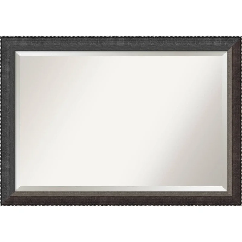 Bathroom Mirror Extra Large, Paragon Dark Silver 40 x 28-inch