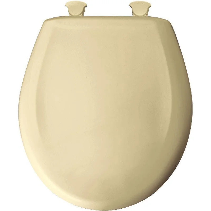 Bemis Round Closed Front Toilet Seat in Vanilla 529696