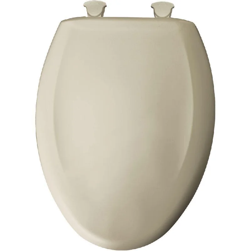 Bemis Slow Close STA-TITE Elongated Closed Front Toilet Seat in Bone 529748