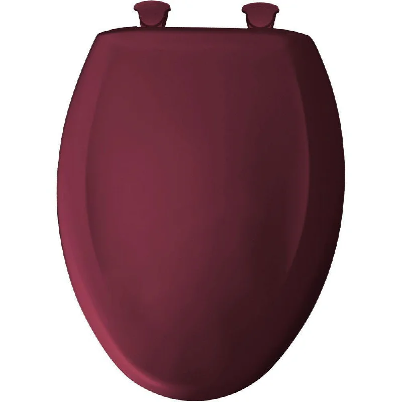 Bemis Slow Close STA-TITE Elongated Closed Front Toilet Seat in Ruby 529796