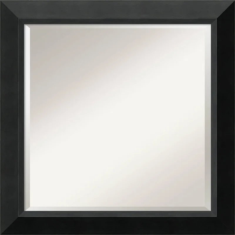 Black Mica Wall Mirror - Square 24 x 24-inch