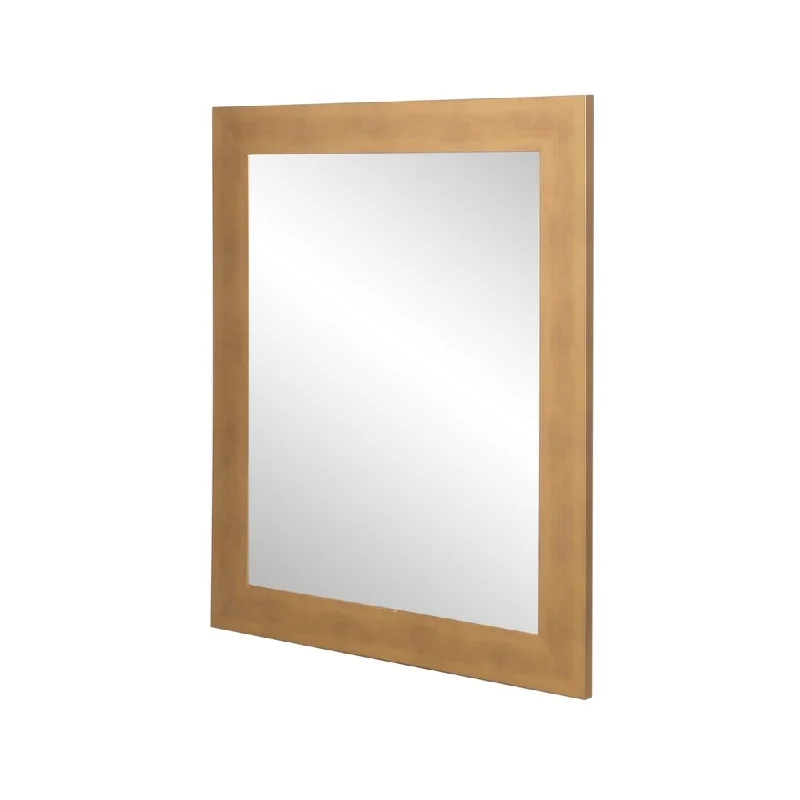 Brushed Gold Wall Mirror - Brushed Gold