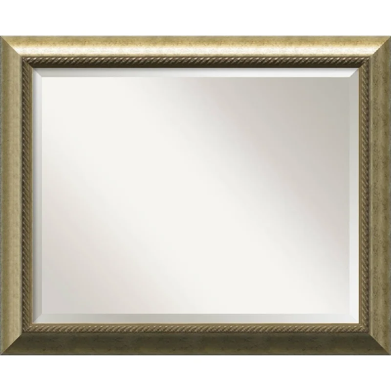 Champagne 33 x 27 Large Wall Mirror