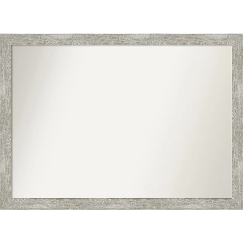 Custom Wall Mirror, 32-in side, Dove Greywash Narrow Framed Wall Mirror - Dove Greywash Narrow