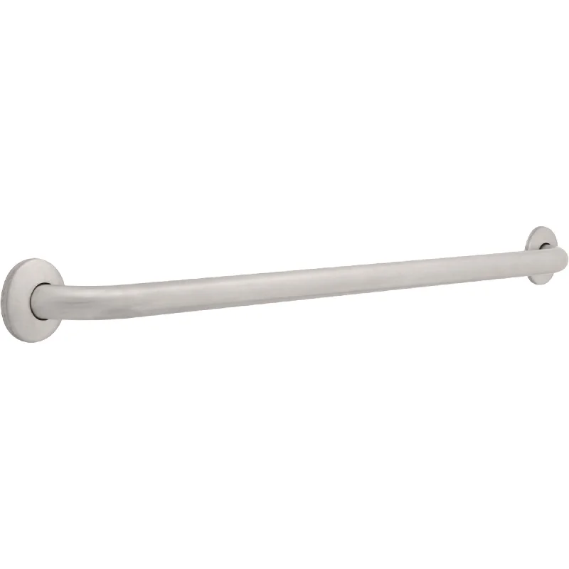 Delta 1-1/4 in. x 36". Concealed Mount Decorative Grab Bar in Stainless 567688