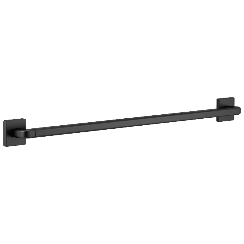 Delta Bath Safety Matte Black Finish Angular Modern Decorative 36" Long ADA Grab Bar D41936BL