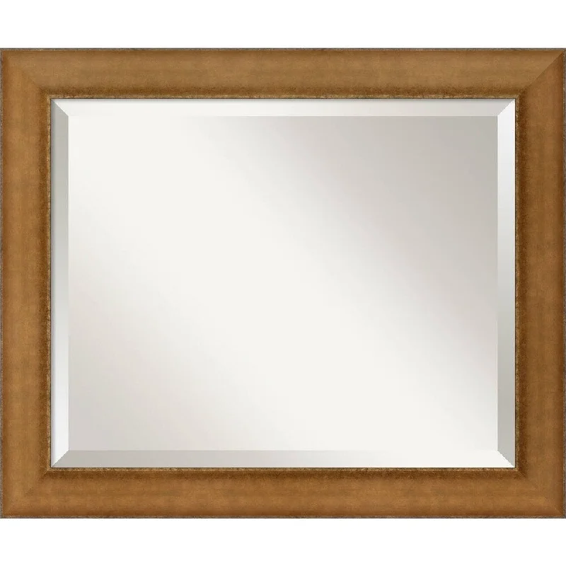 Egyptian Bronze Wall Mirror - Medium 24 x 20-inch