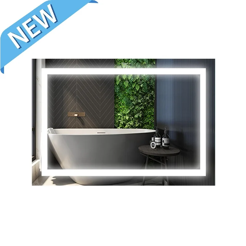 EPOWP 24 x 32 Inch Led Mirror 3 brightness x 3 colors Anti-fog - Silver