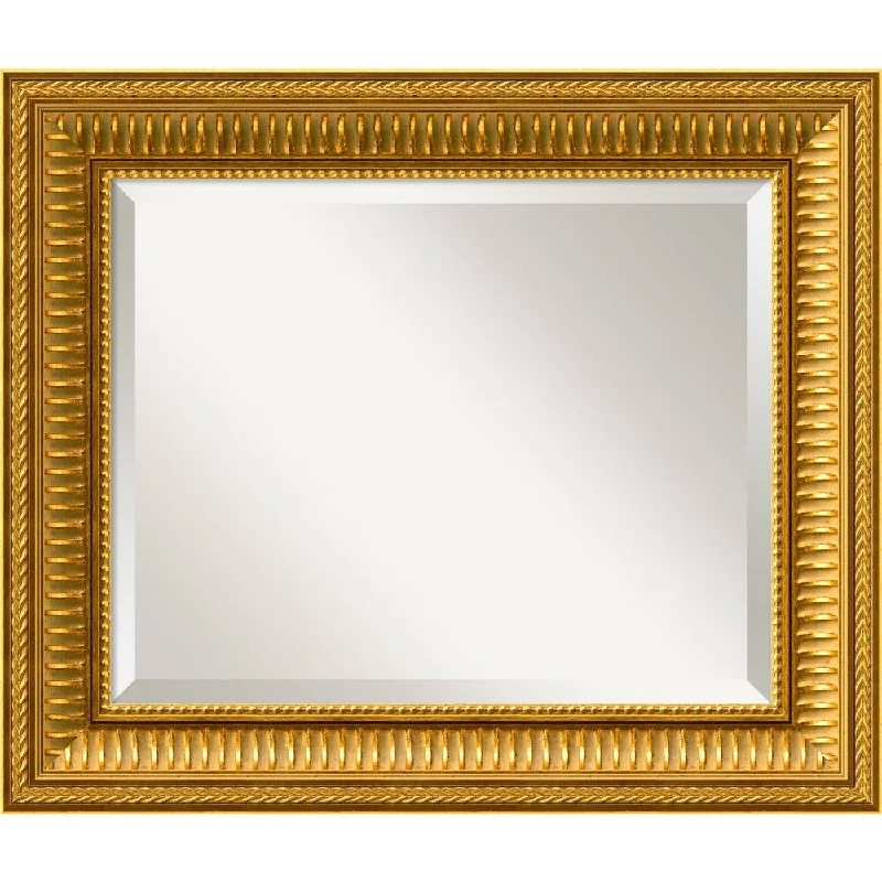 Golden Romanesque Wall Mirror - Medium 26 x 22-inch