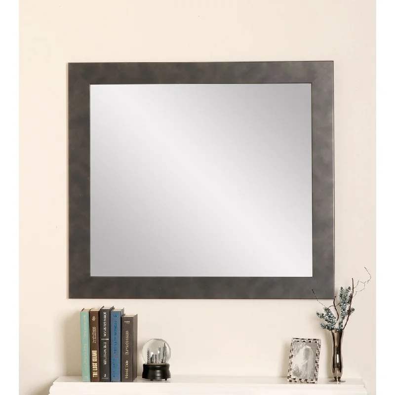 Gunmetal Black Wall Mirror