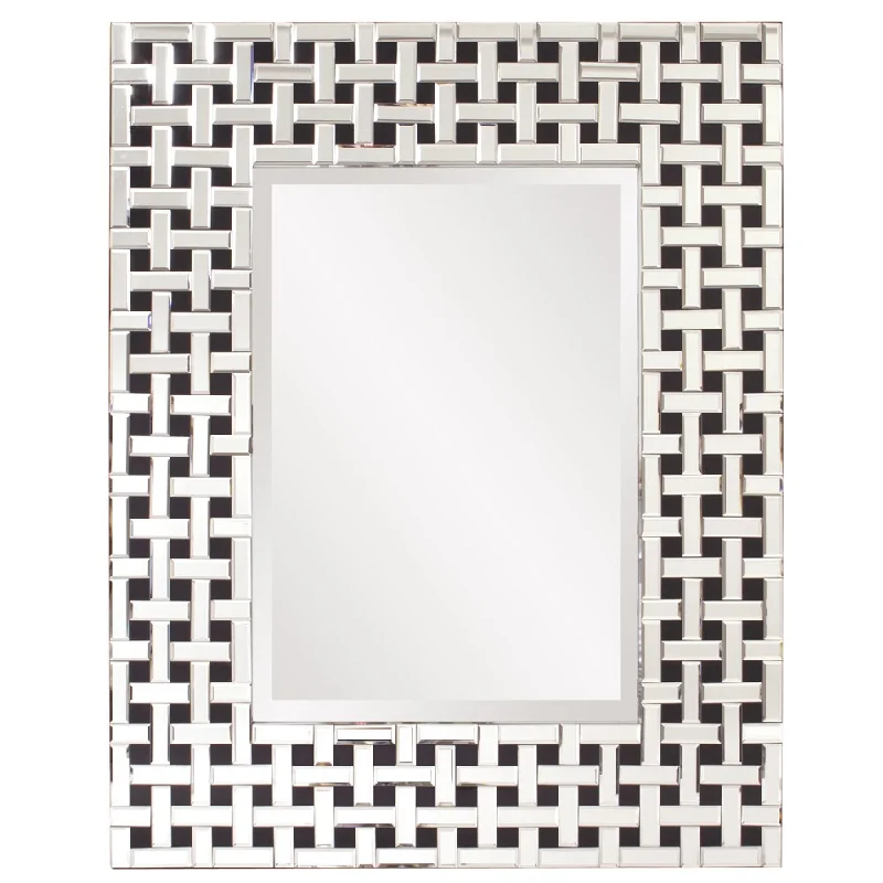 Howard Elliot Collection Allan Andrews Colton Glass/Wood Modern Mirror