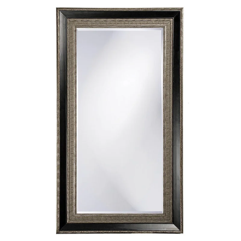 Howard Elliott Collection Allan Andrews Arnaud Bronze Wood Large Rectangle Mirror