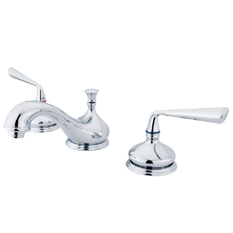 Kingston Brass Silver Sage Chrome Widespread Lavatory Bathroom Faucet KS1161ZL