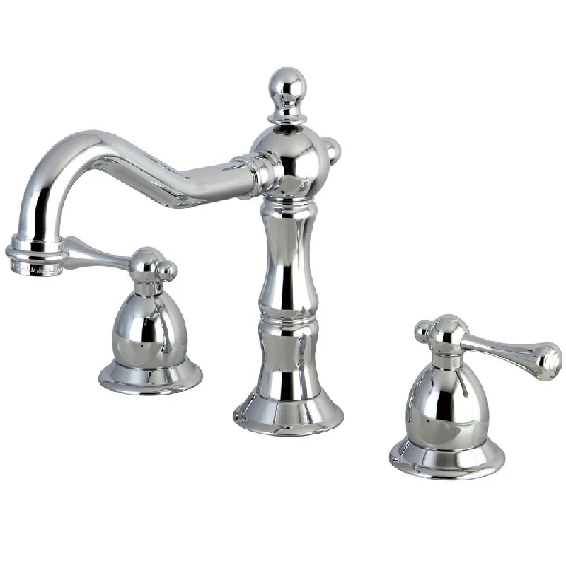 Kingston Chrome 2 Handle 8" to 14" Widespread Bathroom Faucet w Pop-up KS1971BL