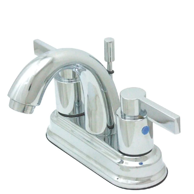 Kingston Chrome NuvoFusion 4" Centerset High Rise bathroom Faucet KB8611NDL