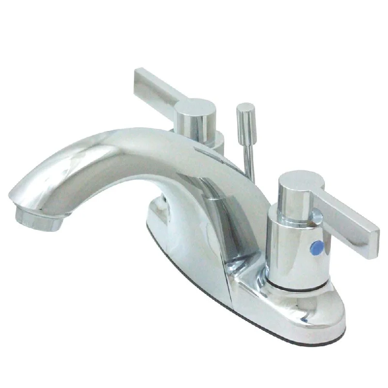 Kingston Chrome NuvoFusion Centerset high Rise bathroom Faucet KB8641NDL