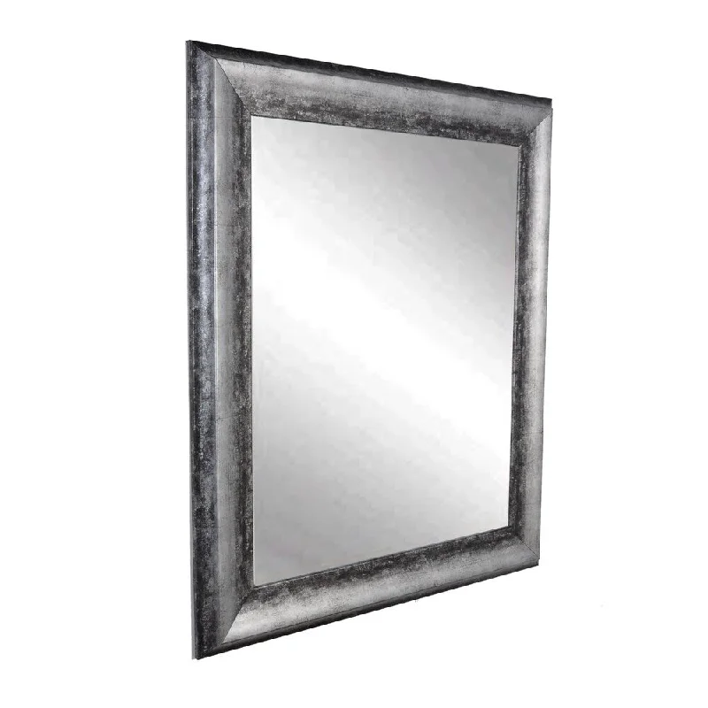 Midnight Silver Wall Mirror - Silver/Black