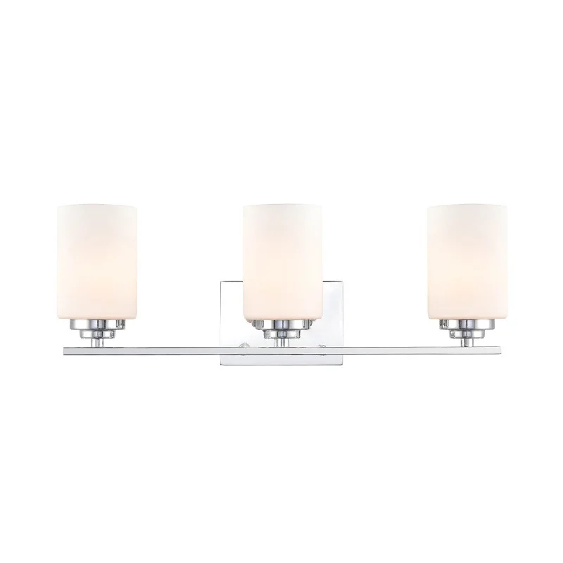 Millennium Lighting Durham 3 Light Bathroom Vanity Light with Frost Glass Shades