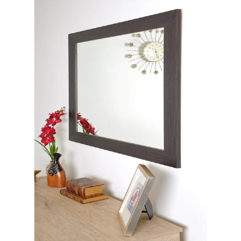 Mod Contempo Wall Mirror - Dark Brown