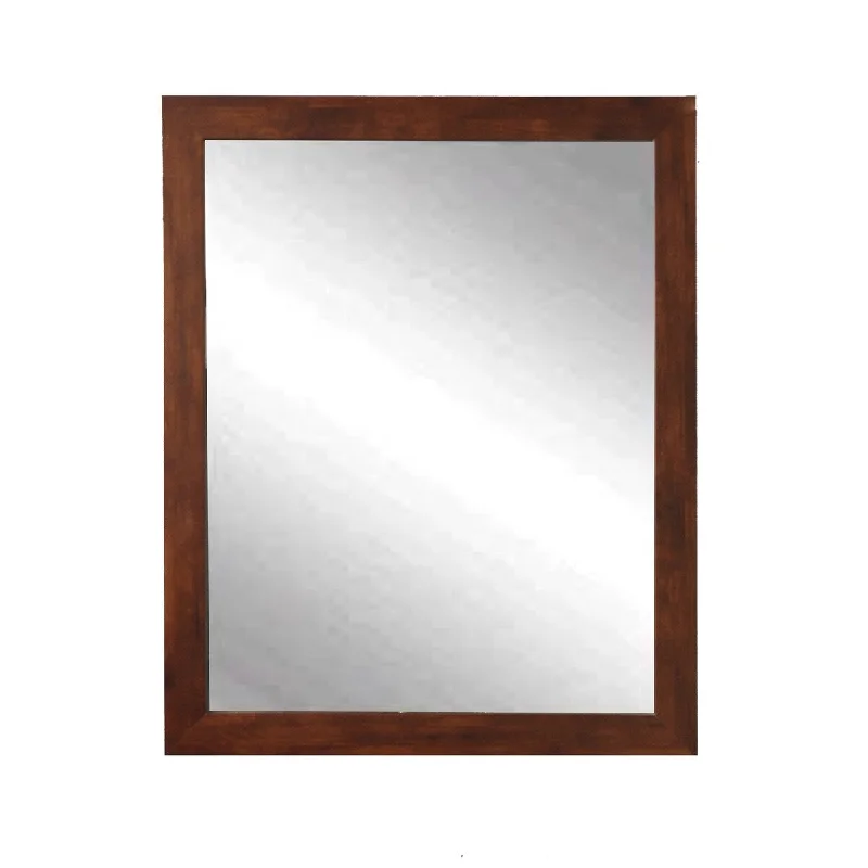 Modern Mocha Brown Wall Mirror