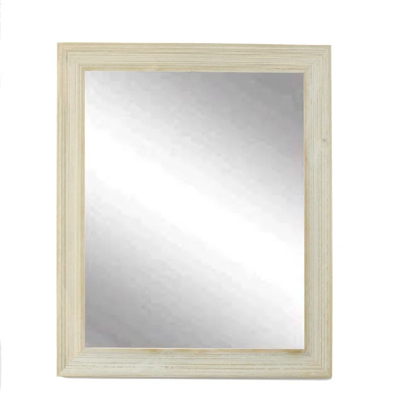 Multi Size Light Gray Hidden Cottage Wall Mirror - Light Gray