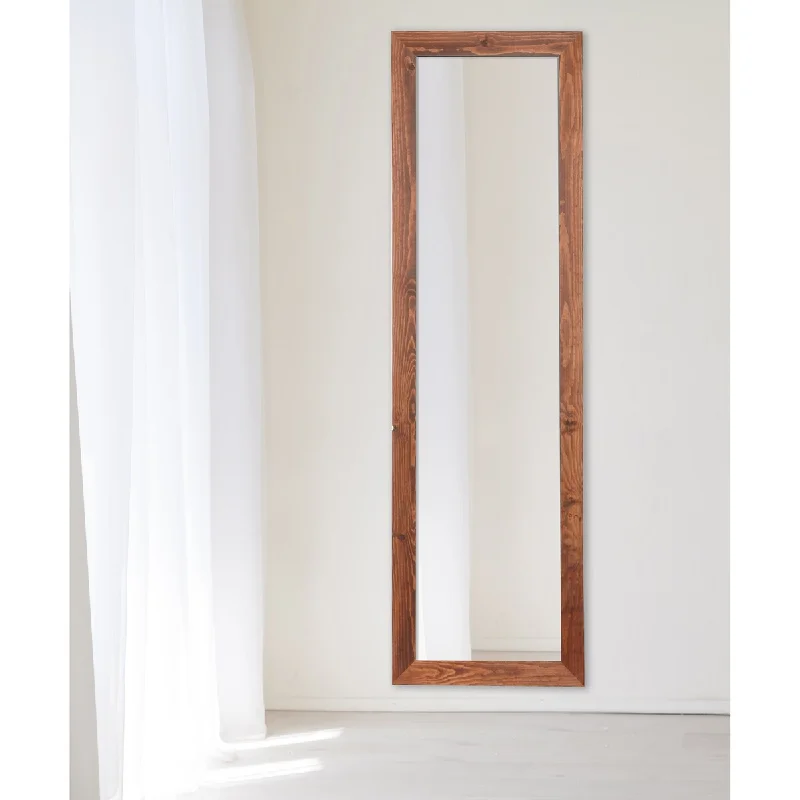 Natural Wood Wall Mirror