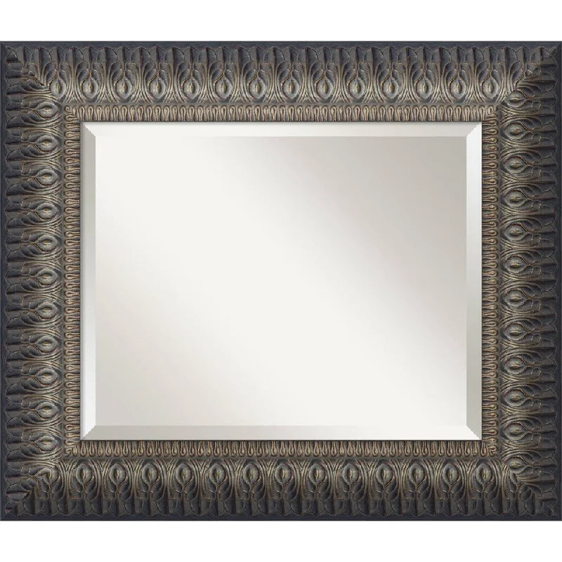 Nouveau Black Wall Mirror - Medium 27 x 23-inch