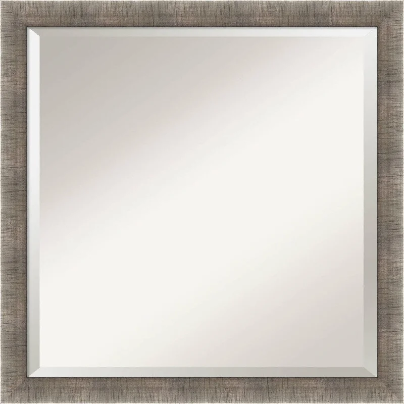 Silver Leaf Wall Mirror - Square 23 x 23-inch