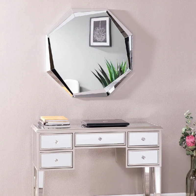 Silver Orchid Roxann Glam Wall Mirror