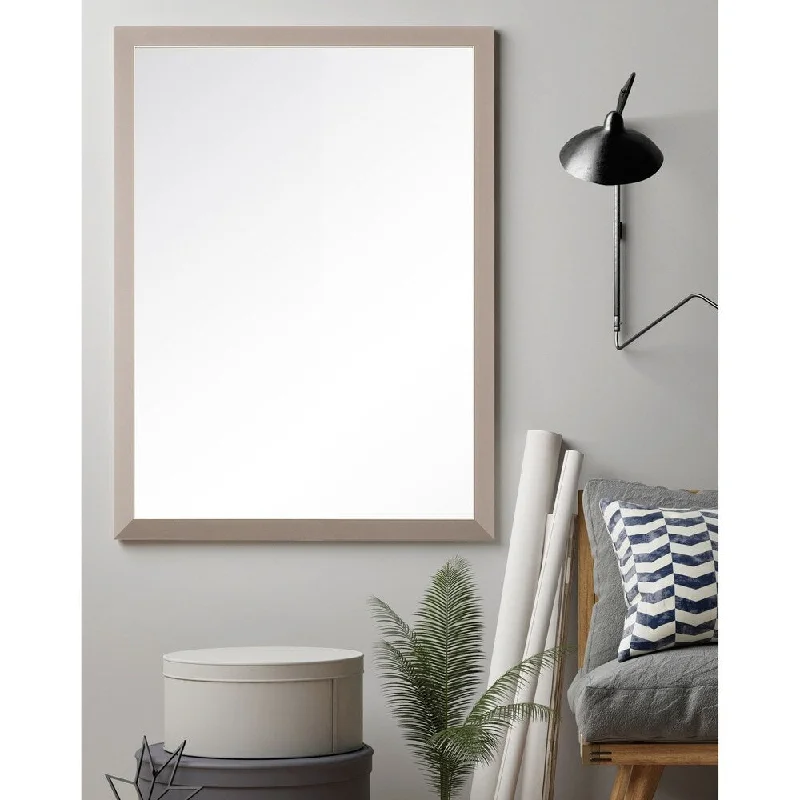 Simply Modern Gray Accent Mirror - Grey