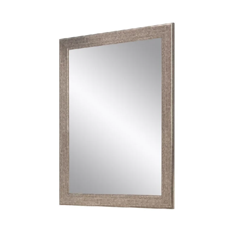 Subway Aged Silver Wall Mirror