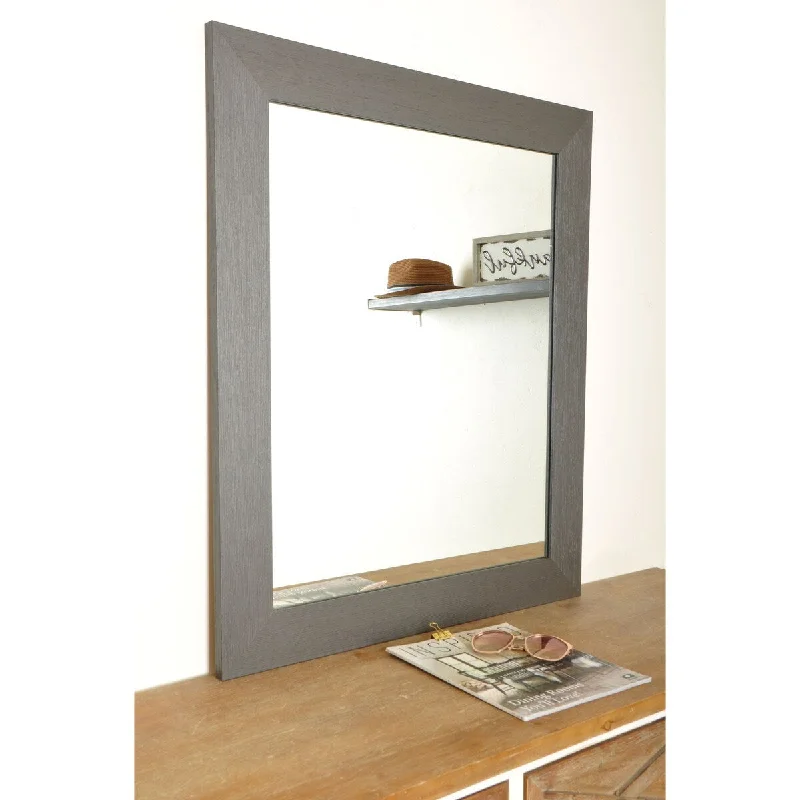 Texture Framed Wall Mirror