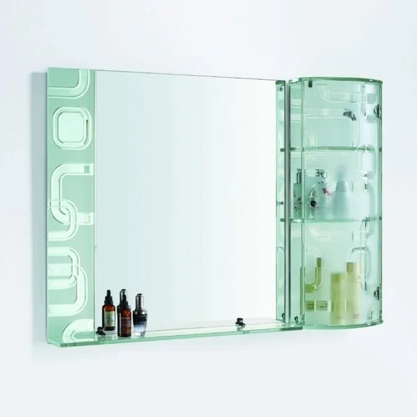 THE STARDUST - Bathroom Mirror Glass Cabinet for Jewelry & Cosmetics