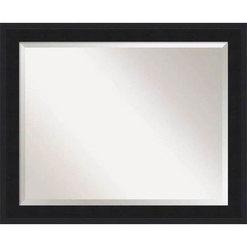 Urbano Black Wall Mirror - Large 33 x 27-inch