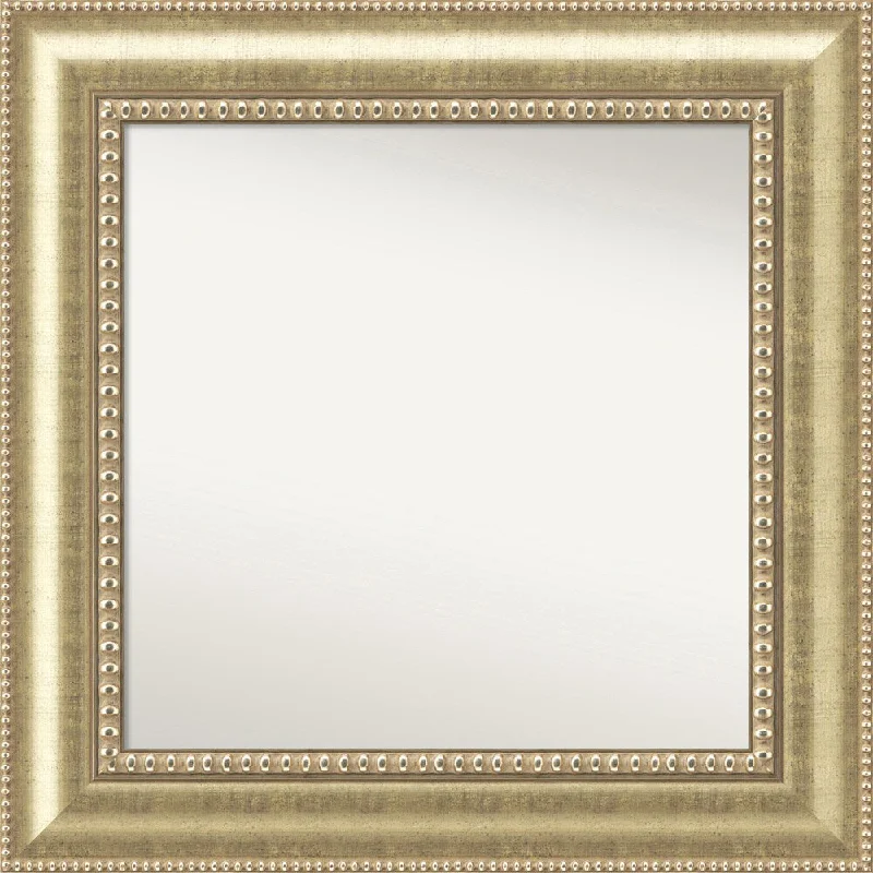 Wall Mirror Choose Your Custom Size - Medium, Astoria Champagne Wood