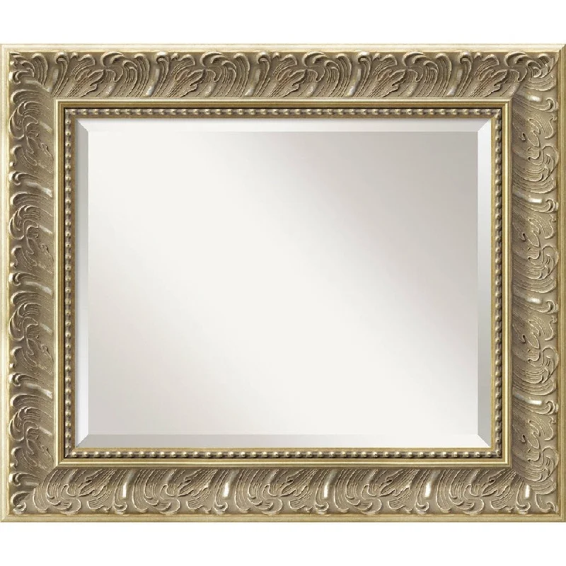 Wall Mirror Medium, Silver Baroque 22 x 26-inch - medium - 22 x 26-inch