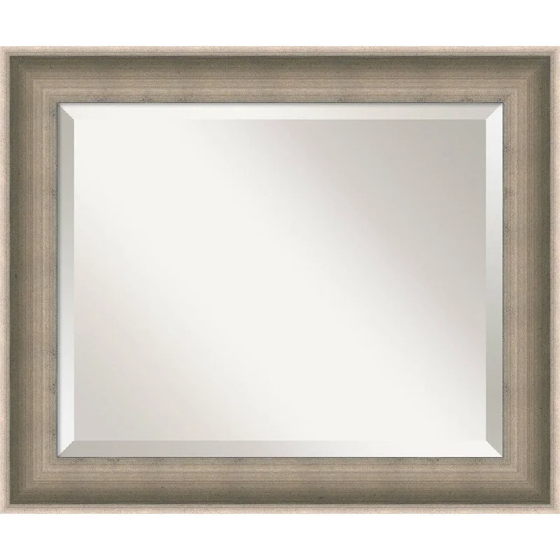 Wall Mirror Medium, Silver Solitaire 21 x 25-inch