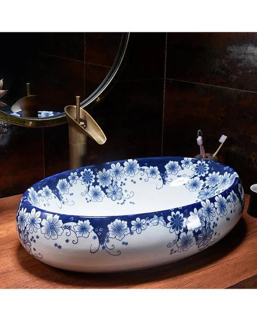 Elsa Porcelain Counter Top Basin